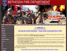 Tablet Screenshot of bethesdafire.org